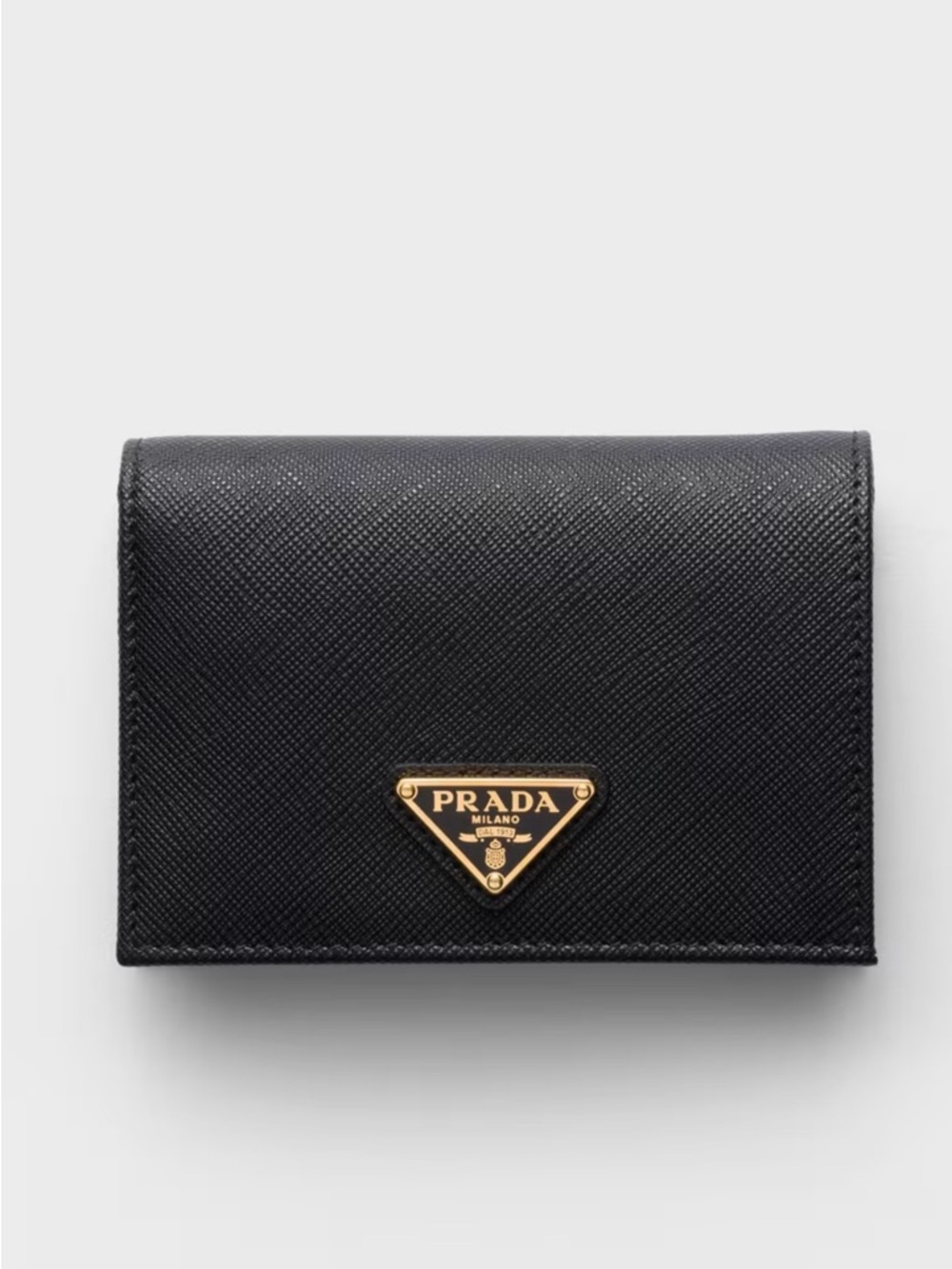 Prada Black Saffiano Leather wallet